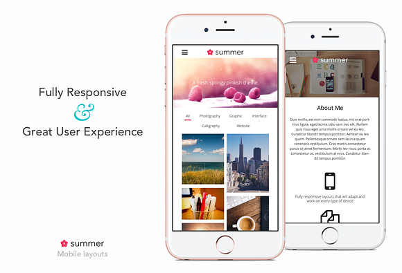 Summer—Creative Portfolio HTML Theme in HTML/CSS Themes - product preview 3