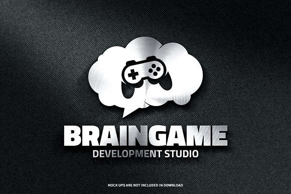 Brain Game Logo Template in Logo Templates - product preview 3