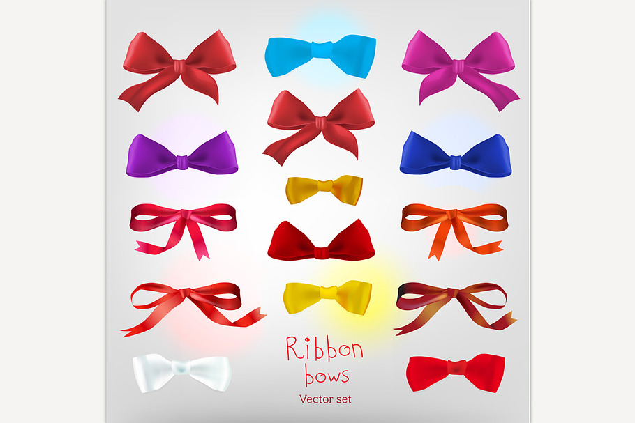 Ribbon Bows in Illustrations - product preview 8