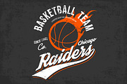 Basketball team logo or sign