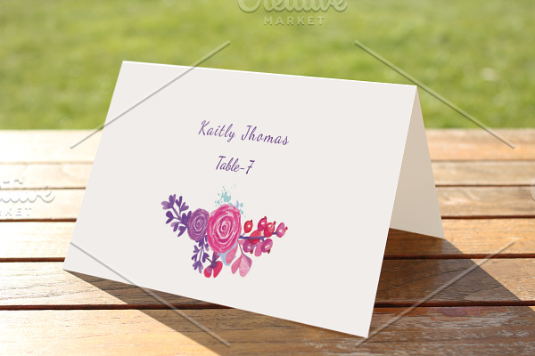 Wedding Place Card Template