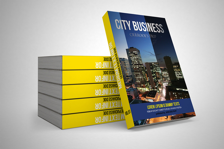 Business Book Cover Print Template