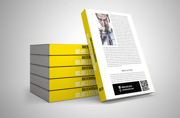 Business Book Cover Print Template in Stationery Templates - product preview 1