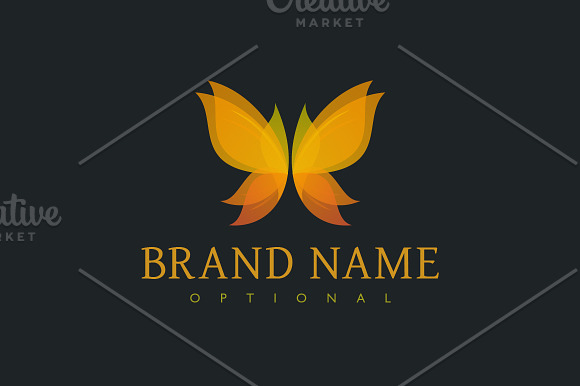 Autumn Butterfly Logo in Logo Templates - product preview 1
