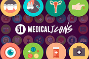 50 Medical Flat Icons
