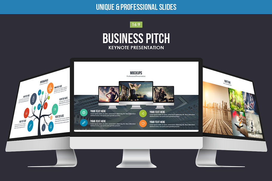 Business Pitch Keynote Template in Keynote Templates - product preview 8