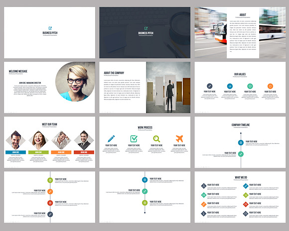 Business Pitch Keynote Template in Keynote Templates - product preview 1