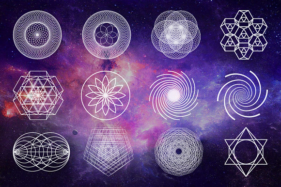 Esoteric Sacred Geometry Collection in Illustrations - product preview 1
