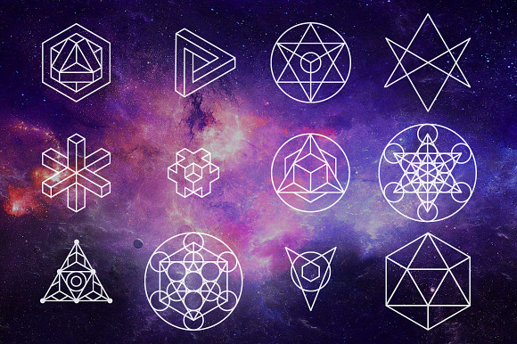 Esoteric Sacred Geometry Collection in Illustrations - product preview 5