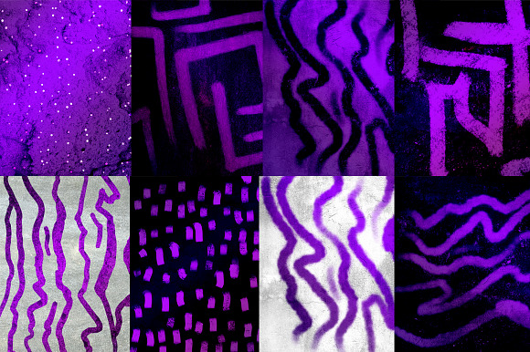 Purple Paradise Pattern Textures in Patterns - product preview 1