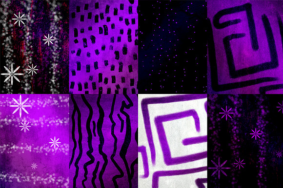 Purple Paradise Pattern Textures in Patterns - product preview 2