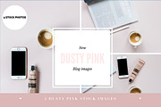 Dusty pink blog photos - 5 images