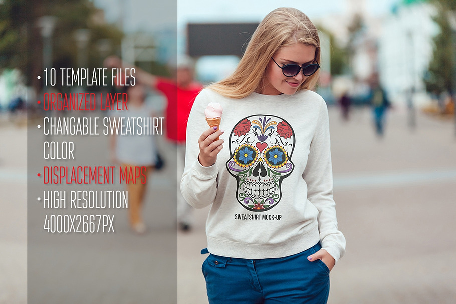 Sweatshirt Mock-Up Vol. 1 in Product Mockups - product preview 8