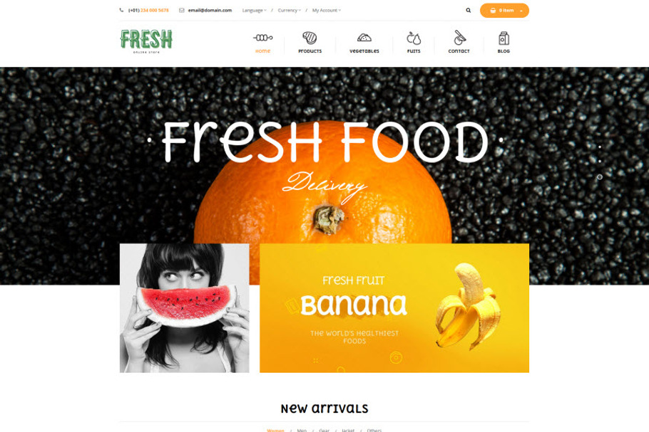 Ves Fresh Magento 2 Template in Magento Themes - product preview 8