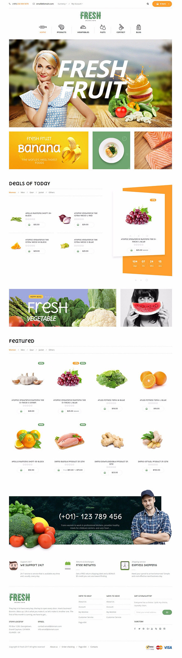 Ves Fresh Magento 2 Template in Magento Themes - product preview 1