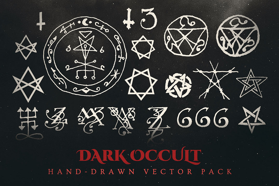 Complete Esoteric/Occult Design Kit in Illustrations - product preview 8