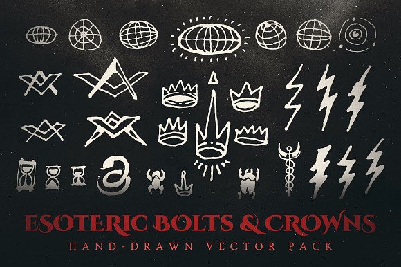 Complete Esoteric/Occult Design Kit in Illustrations - product preview 7