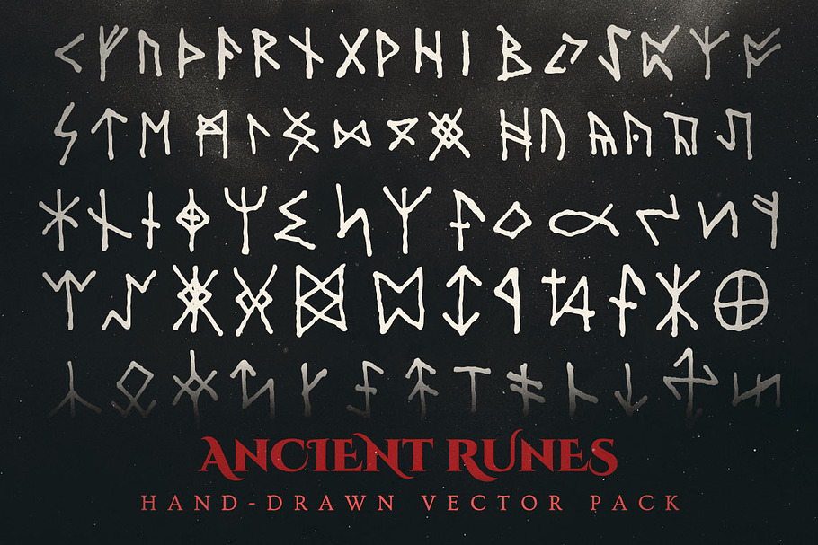 Esoteric Symbols & Runes Vector Pack
