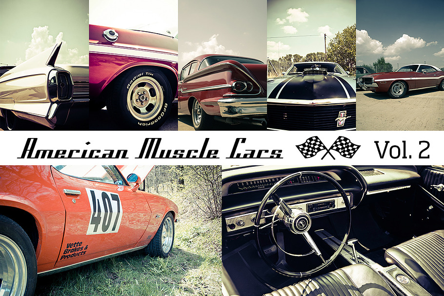 American Muscle Cars Vol. 2 (12x) in Objects - product preview 8