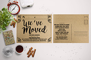 PaperKraft Moving Announcements Card