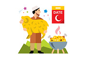 Muslim holiday of Ramadan