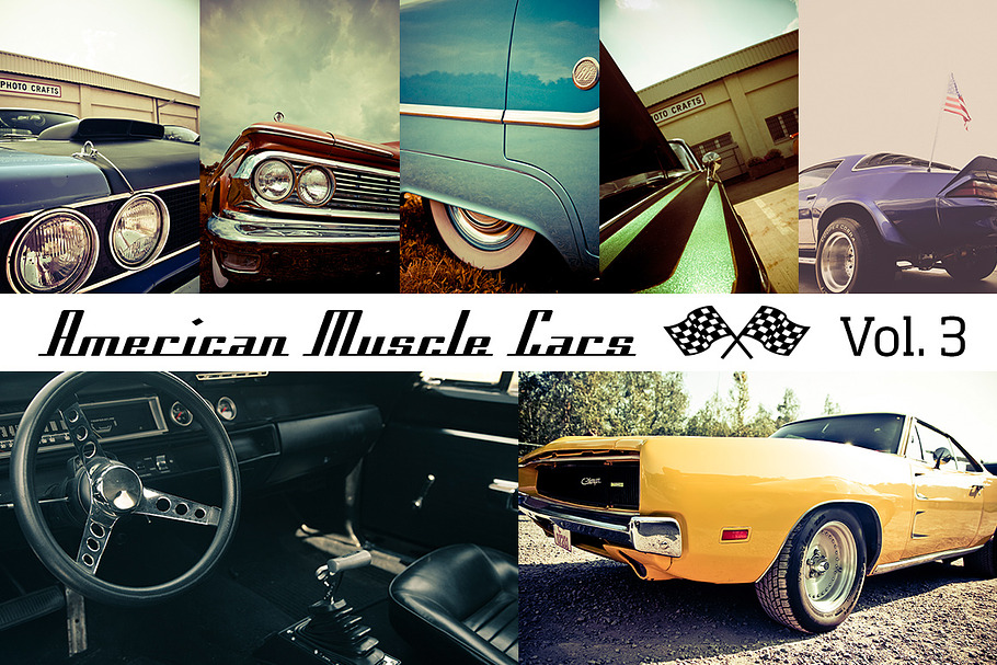 American Muscle Cars Vol. 3 (12x) in Objects - product preview 8