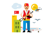 Turkey Airport. Security Officer