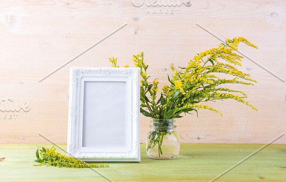 Wild flowers in a bouquet in Product Mockups - product preview 1