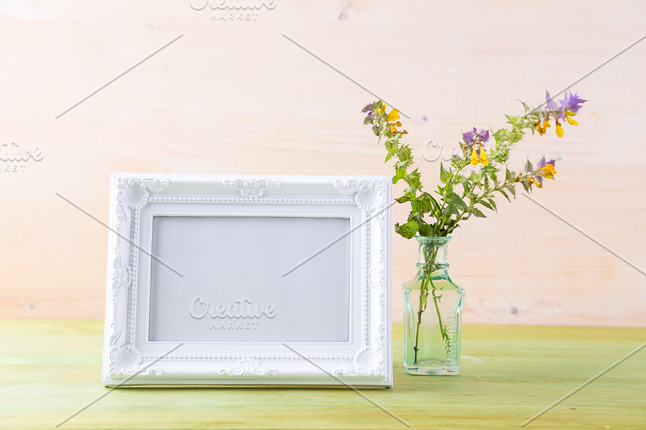 Wild flowers in a bouquet in Product Mockups - product preview 8