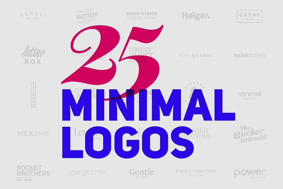 25 Minimal Logos