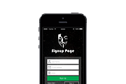 App UI-Login / Signup Screen