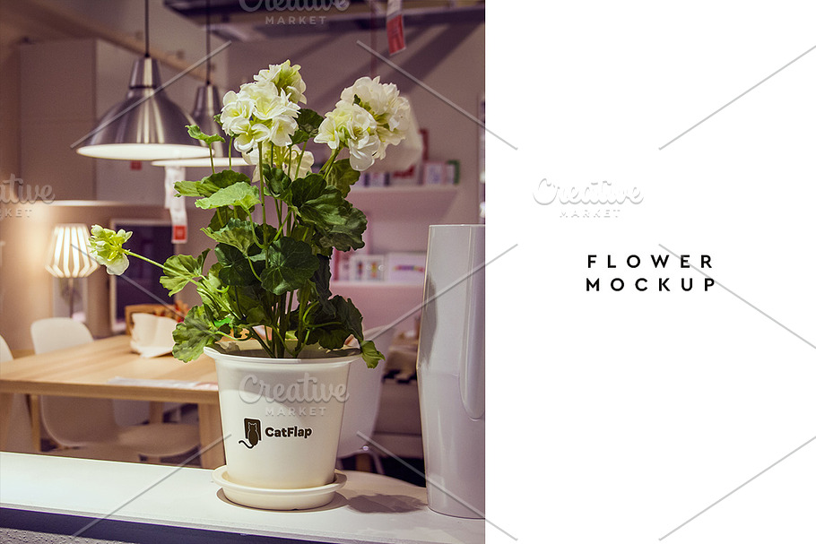 Flowerpot Mockup #1 in Mockup Templates - product preview 8