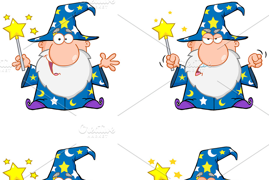 Wizard Characters Collection 1 in Illustrations - product preview 8