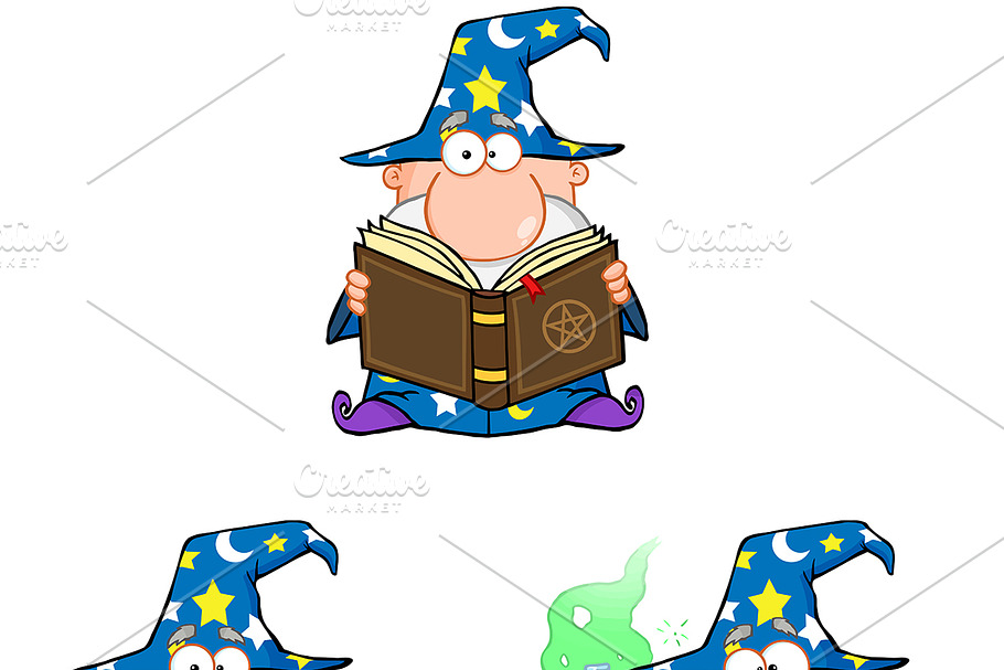 Wizard Characters Collection 2 in Illustrations - product preview 8