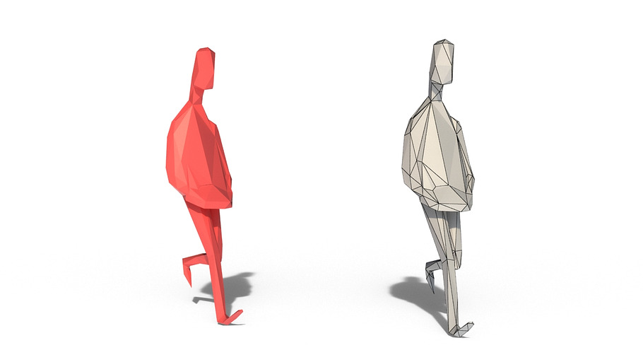Low Poly Posed People Pack 2 in People - product preview 3