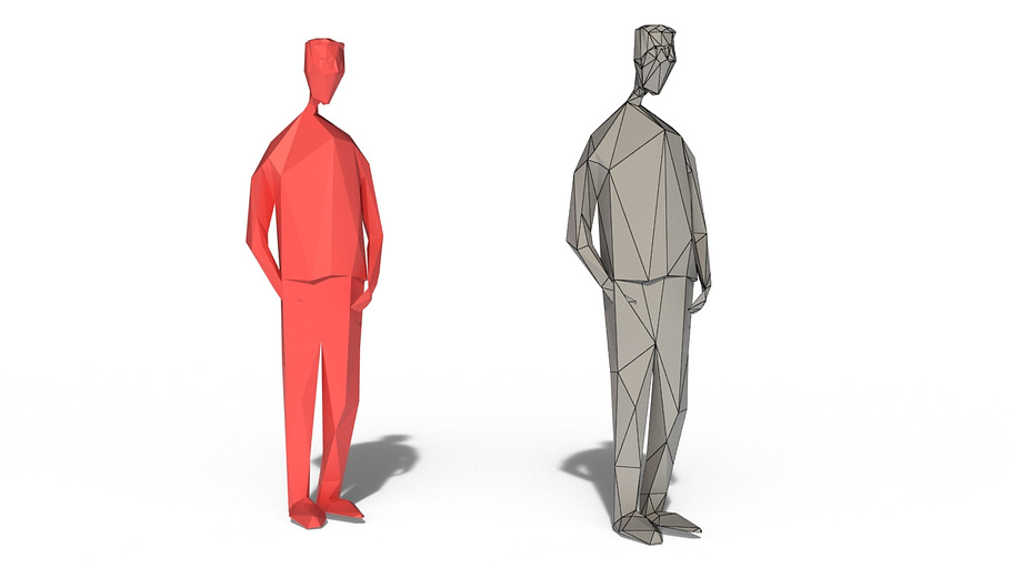 Low Poly Posed People Pack 2 in People - product preview 5