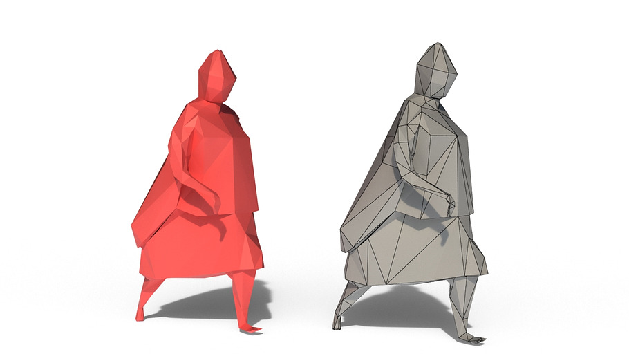 Low Poly Posed People Pack 2 in People - product preview 12