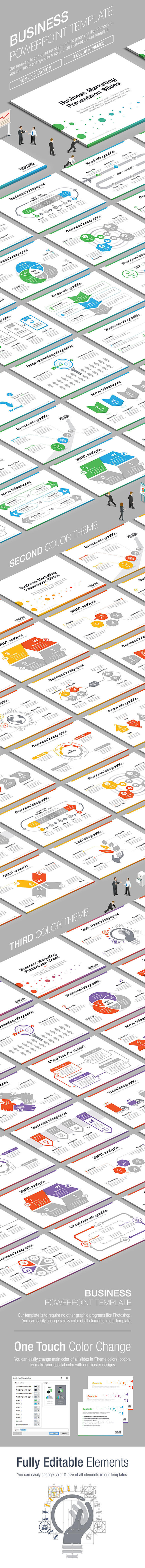 Business Powerpoint Template vol.4 in PowerPoint Templates - product preview 3