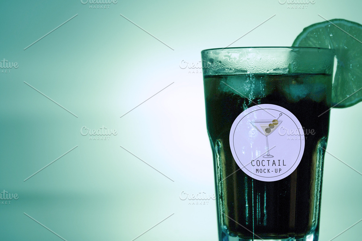 Coctail Logo Mock-up #10 in Product Mockups - product preview 8