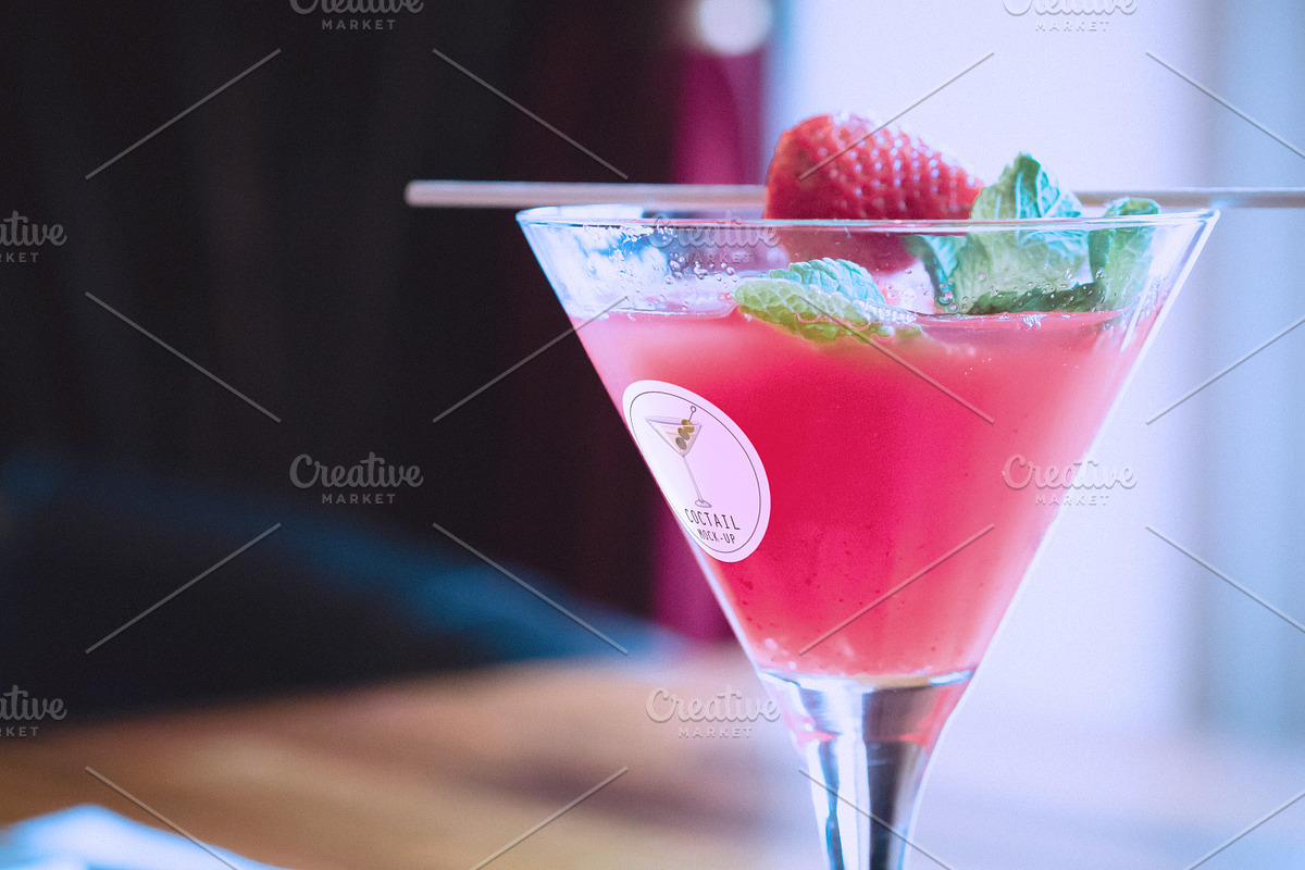 Coctail Logo Mock-up #8 in Product Mockups - product preview 8