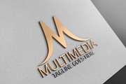 Multimedia M Letter Logo