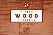 24 Vector Wood Textures