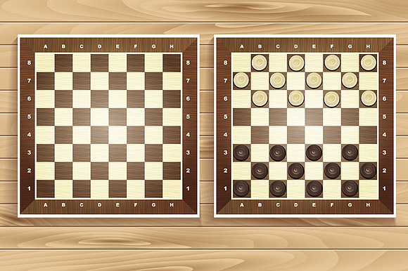 Vector set of chess boards in Graphics - product preview 2