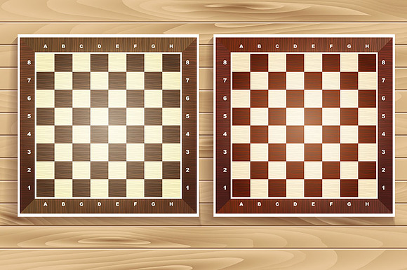Vector set of chess boards in Graphics - product preview 3