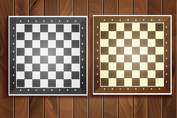 Vector set of chess boards in Graphics - product preview 5