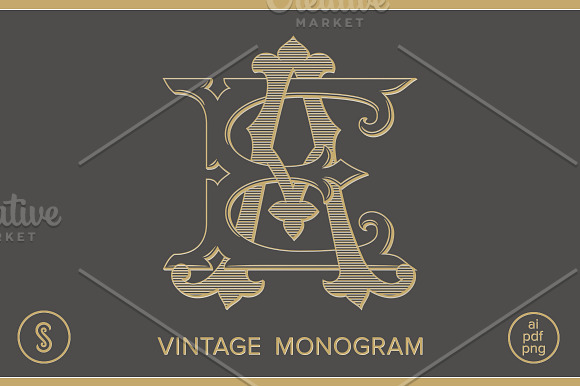 AE Monogram EA Monogram in Illustrations - product preview 1
