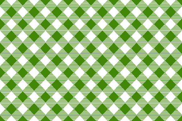 4 seamless tartan patterns. Green. in Graphics - product preview 1