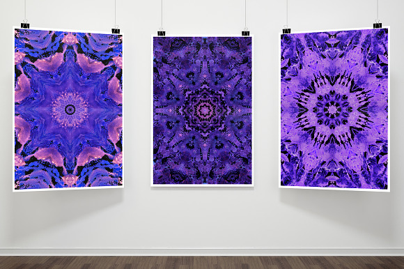 Purple MANDALAS Art in Textures - product preview 7