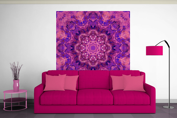 Purple MANDALAS Art in Textures - product preview 9