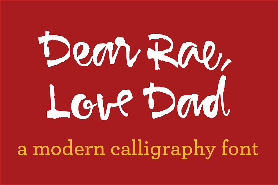 Dear Rae, Love Dad